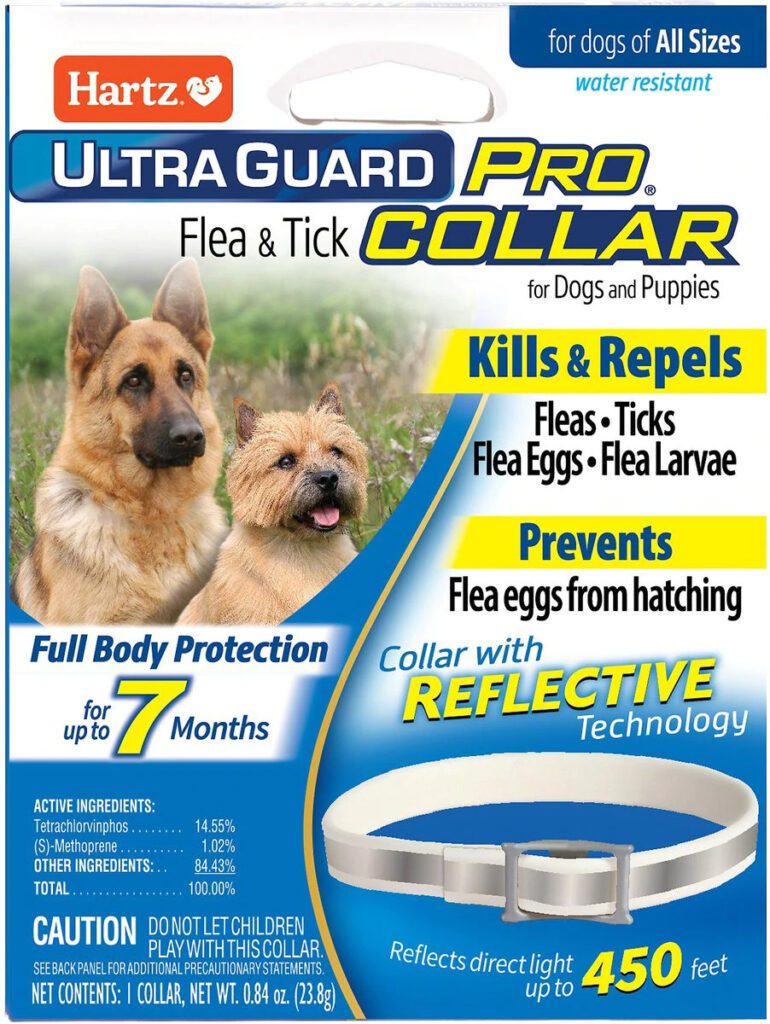 Hartz UltraGuard Pro Reflecting Flea Collar for Dogs 