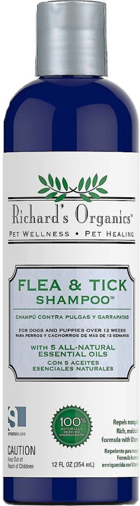 Richard's Organics Dog Flea & Tick Shampoo