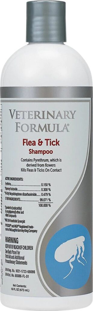 Veterinary Formula Clinical Care Dog Flea & Tick Shampoo 