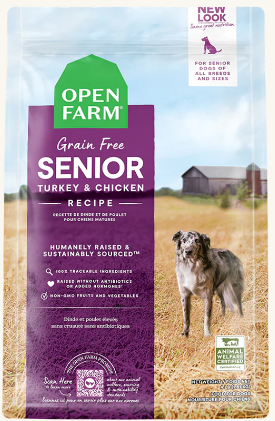 Open Farm’s Senior Grain-Free Dry Dog Food
