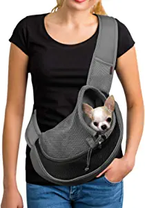 YUDODO Reflective Pet Sling Carrier with Breathable Mesh