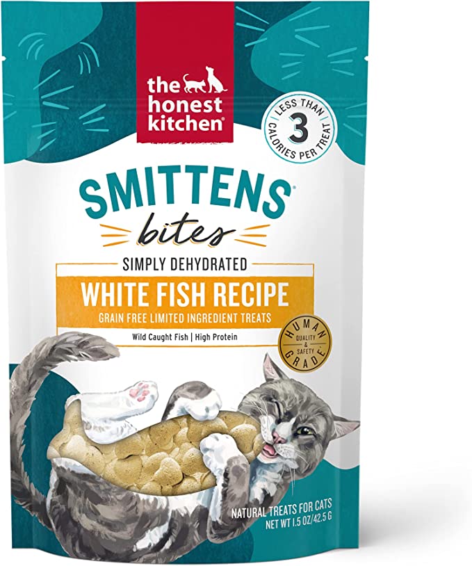The Honest Kitchen Smittens White Fish Cat Treats