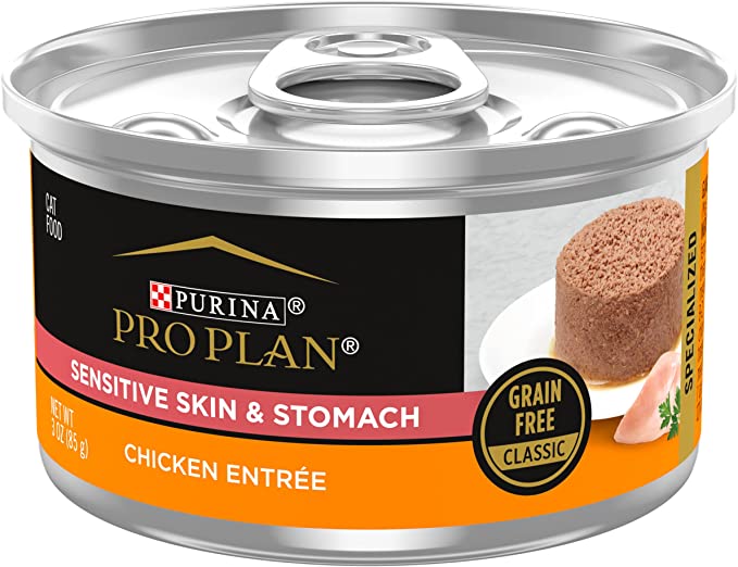 Purina Pro Plan Sensitive Skin and Sensitive Stomach Cat Food Wet Pate