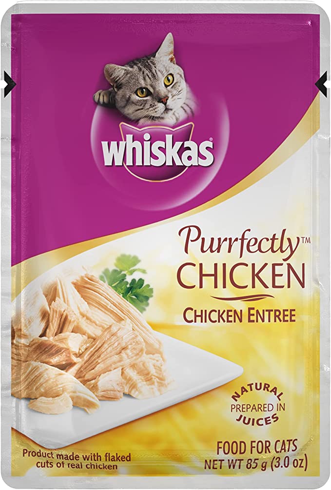 WHISKAS Purrfectly Wet Cat Food