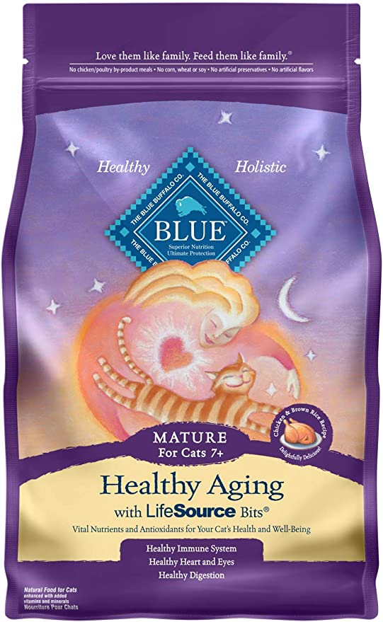 Blue Buffalo Healthy Aging Natural Dry Cat Food