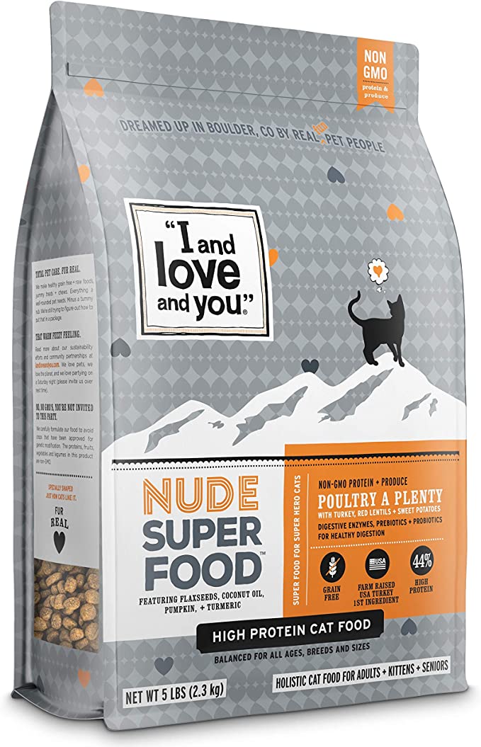 I and Love and You Nude Dry Cat Food - Grain Free Limited Ingredient Kibble