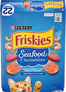Purina Friskies Dry Cat Food Seafood Sensations