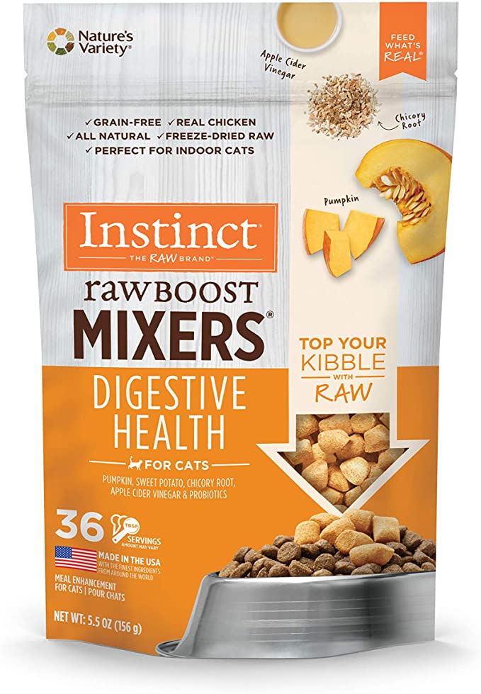 Instinct Raw Boost Mixers Grain-Free Freeze-Dried Raw Cat Food Toppers