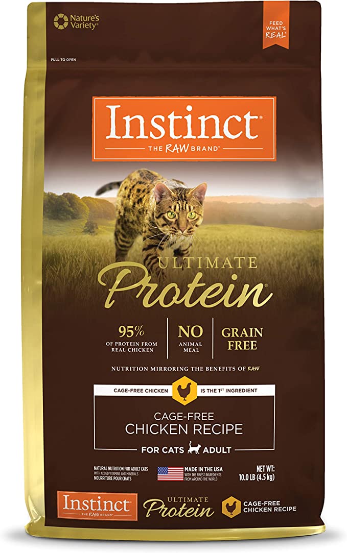 Instinct Ultimate Protein Grain-Free Cat Food, Best Dry Cat Food 