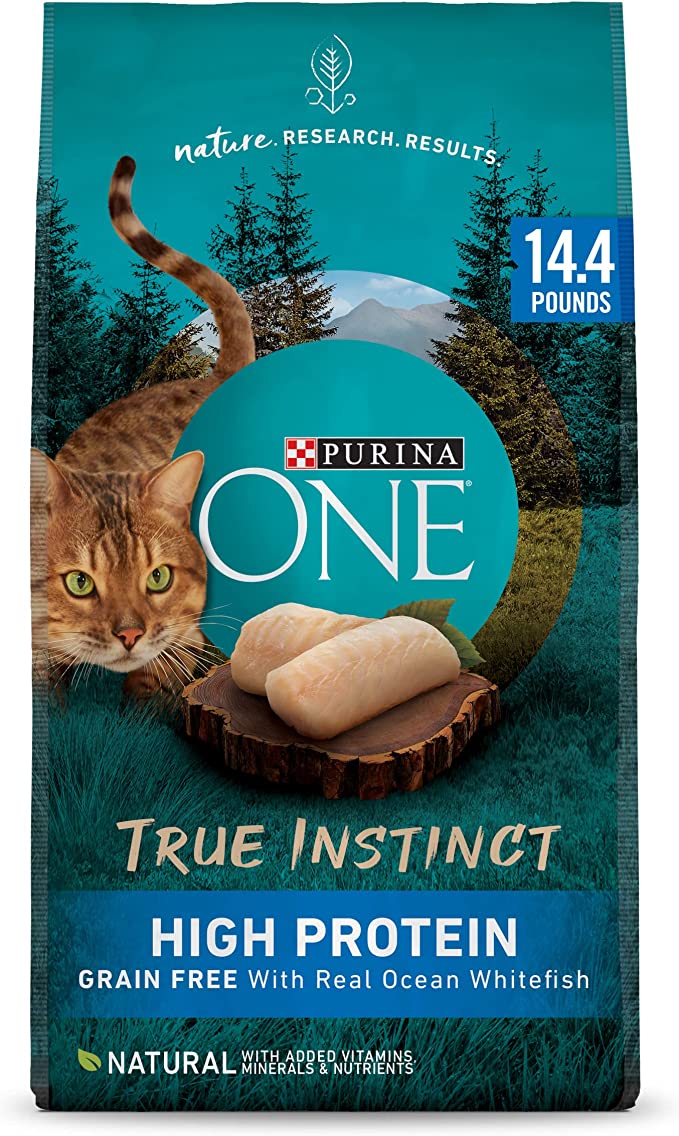Purina ONE True Instinct High Protein, Grain-Free Dry Cat Food
