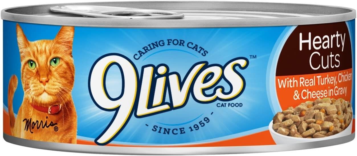 9Lives Hearty Cuts Wet Cat Food in Gravy