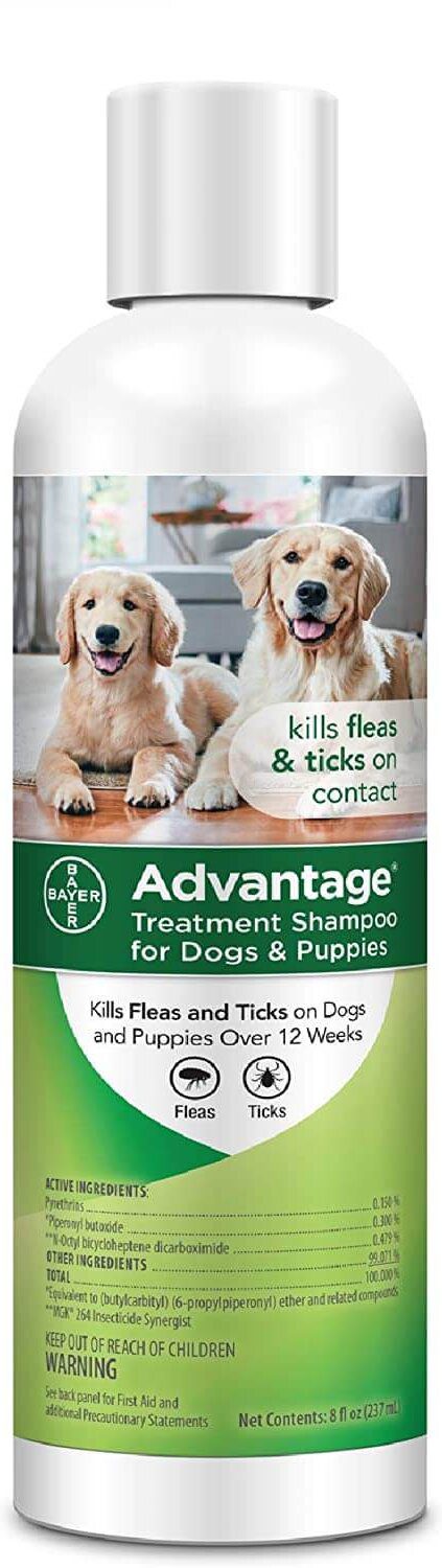 Advantage Flea and Tick Treatment Shampoo for Dogs and Puppies