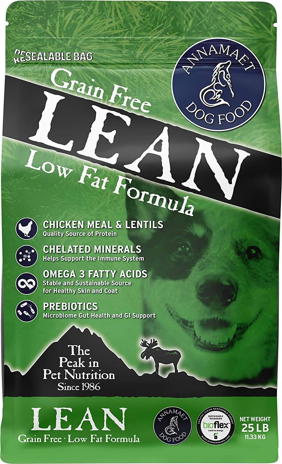 Annamaet Grain-Free Lean Reduced Fat Formula Dry Dog Food