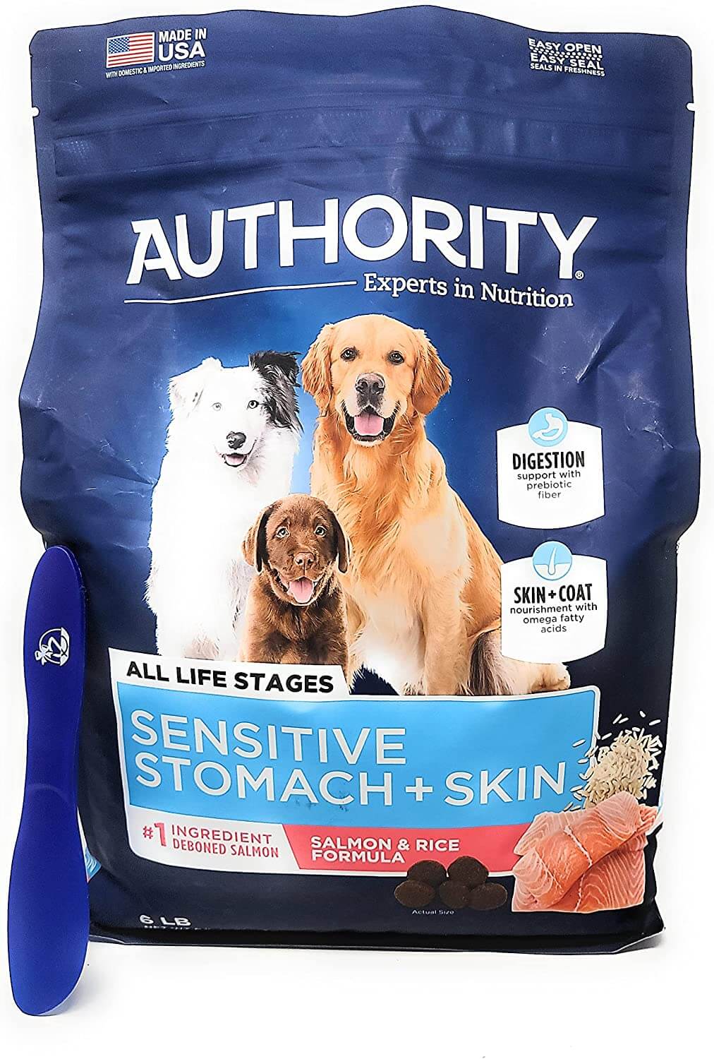 Authority Sensitive Stomach & Skin All Ages Dry Dog Food