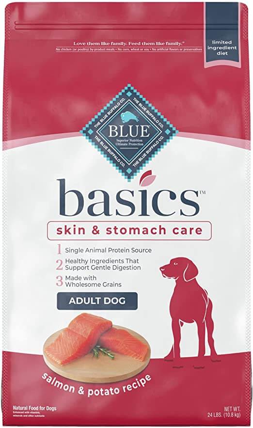 Blue Buffalo Basics Skin & Stomach Care Natural Adult Dry Dog Food