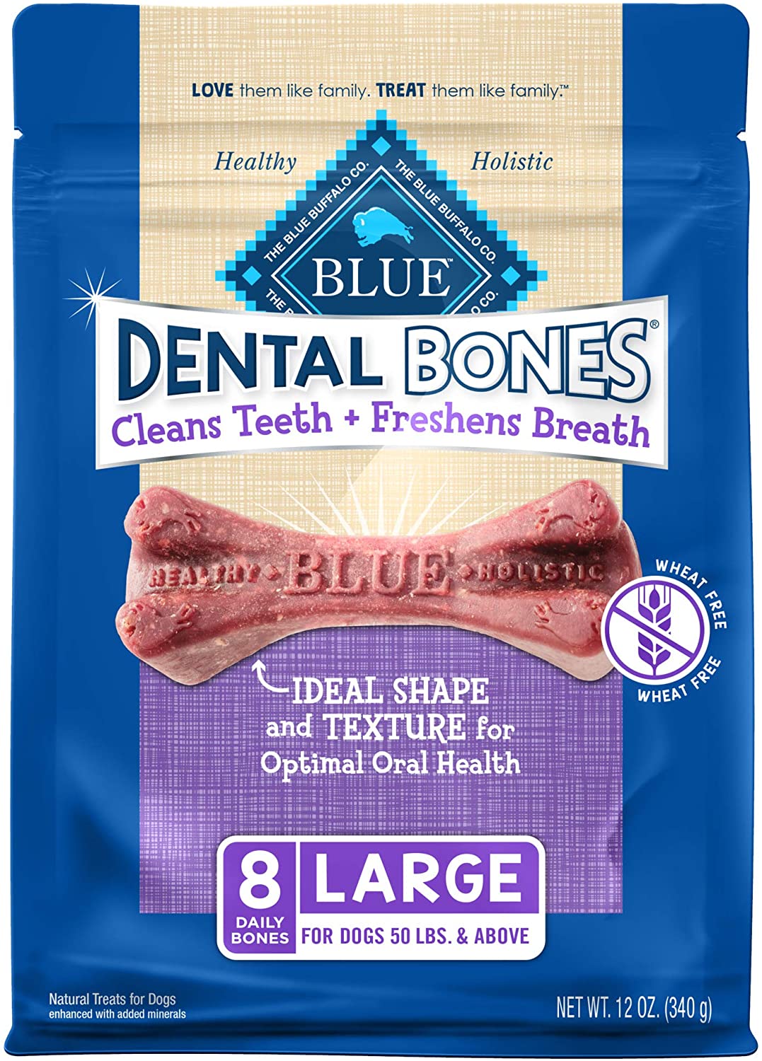 Blue Buffalo Dental Bones Natural Dog Treats