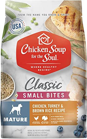 Chicken Soup for The Soul Pet Food Small Bites Mature Dog Dry Dog Food