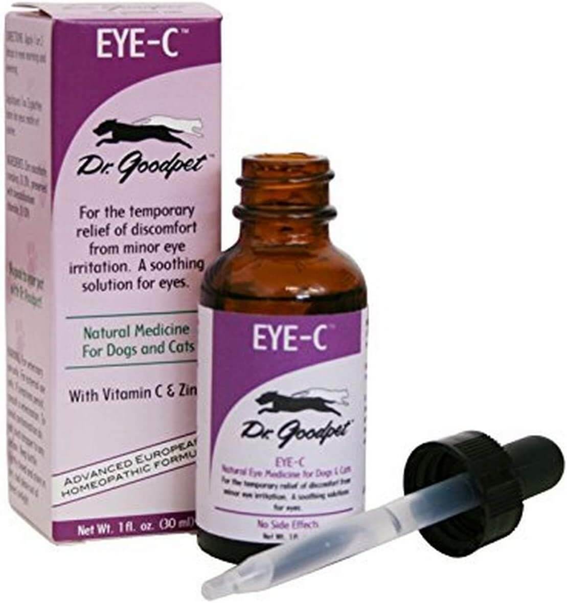 Dr. Goodpet Eye-C All Natural Eye Drops for Dogs & Cats