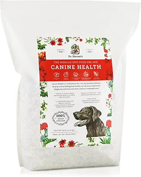 Dr. Harvey's Canine Health Miracle Dog Food, Human Grade Dehydrated Dog Food Base Mix