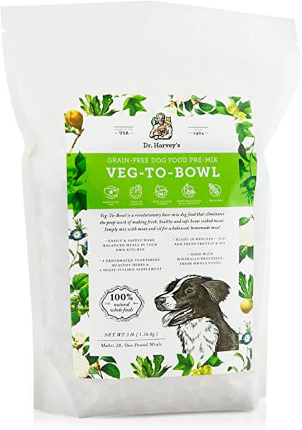 Dr. Harvey's Veg-to-Bowl Dog Food, Human Grade Dehydrated Dog Food