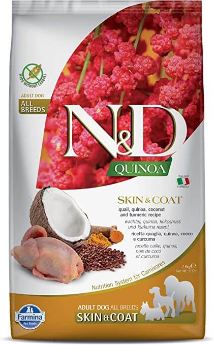 Farmina N&D Functional Quinoa Skin & Coat Dry Dog Food