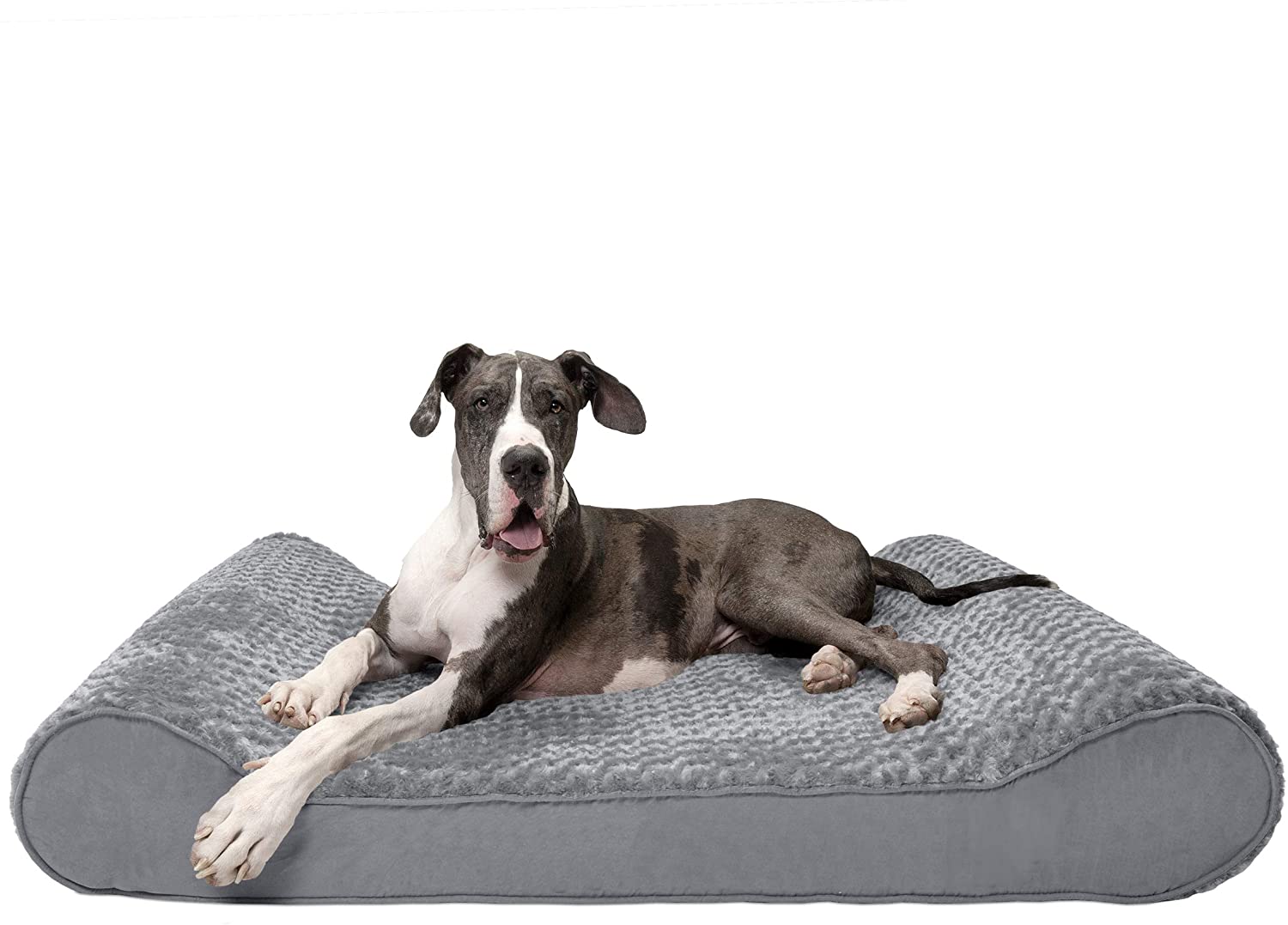 Furhaven Pet Orthopedic Ergonomic Contour Dog Bed