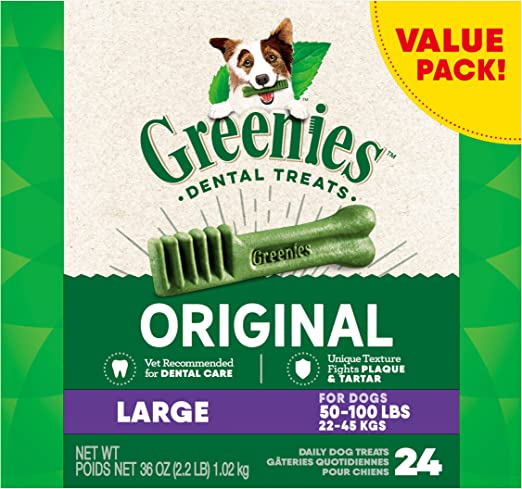 Greenies Original Large Size Dog Dental Care Treats
