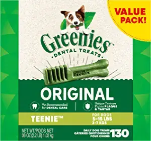 Greenies Original Teenie Size Natural Dog Dental Care Chews