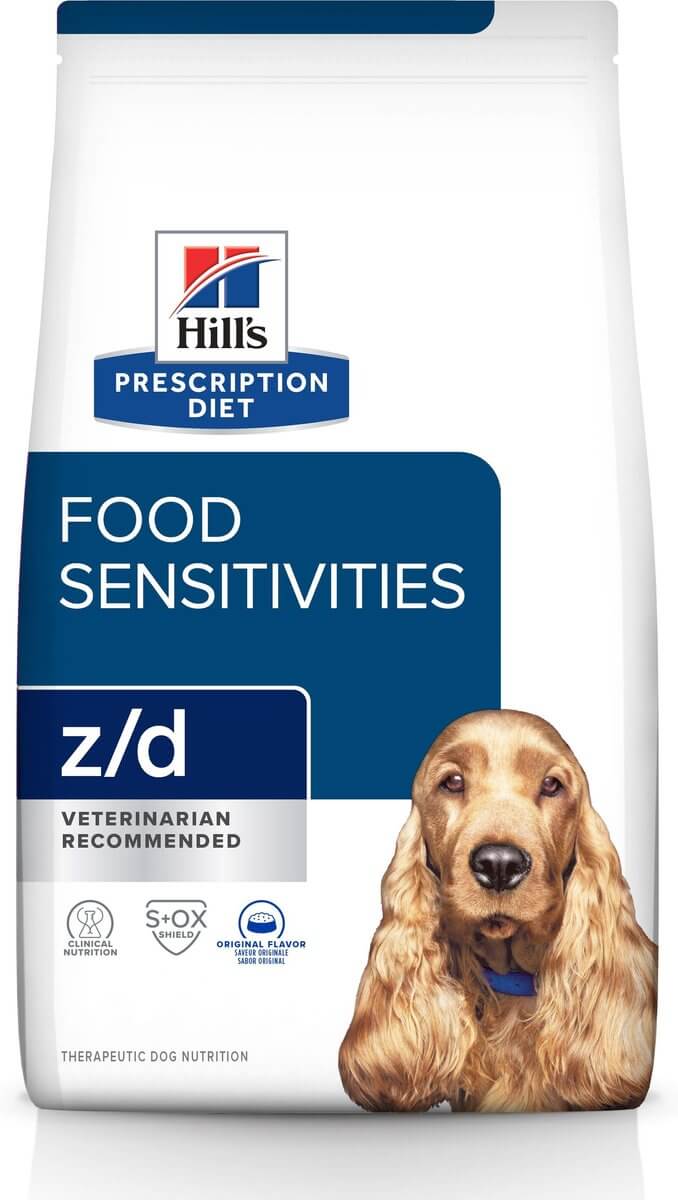 Hill's Prescription Diet z d Original Skin Food Sensitivities Dry Dog Food