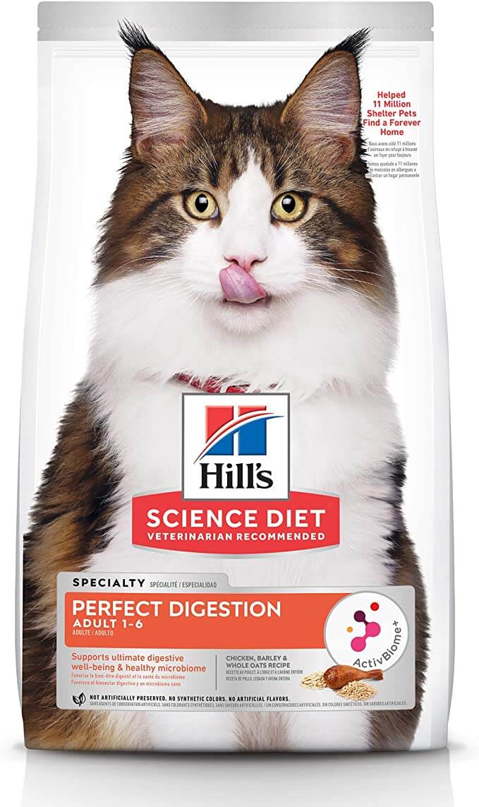 Hill's Science Diet Adult Cat Dry Perfect Digestion