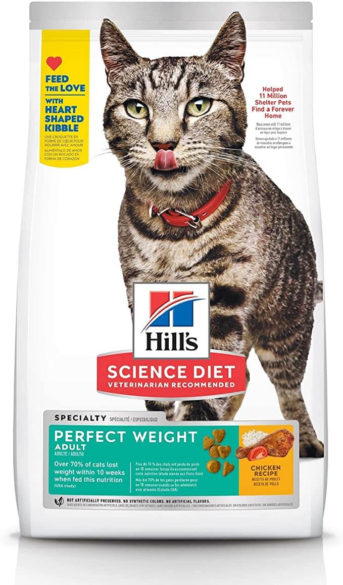 Hill's Science Diet Dry Cat Food, Adult, Perfect Weight for Weight Management