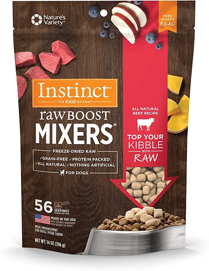Instinct Raw Boost Mixers Freeze-Dried Raw Dog Food Topper