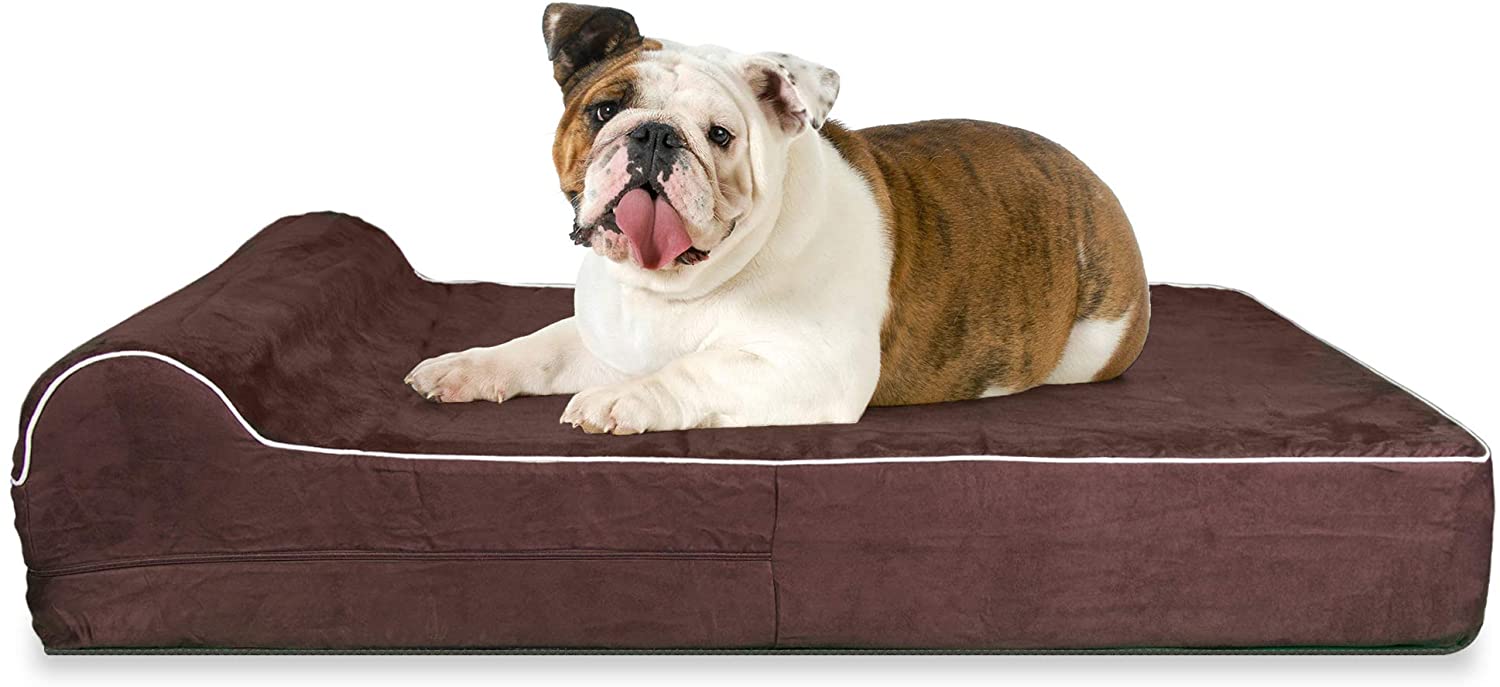 KOPEKS 5.5 Inch Thick High Grade Orthopedic Memory Foam Dog Bed 