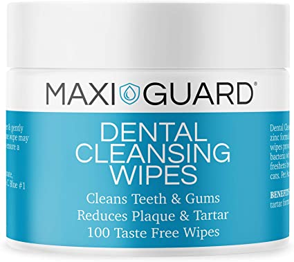 Maxi-Guard Dental Cleansing Wipes for Dogs