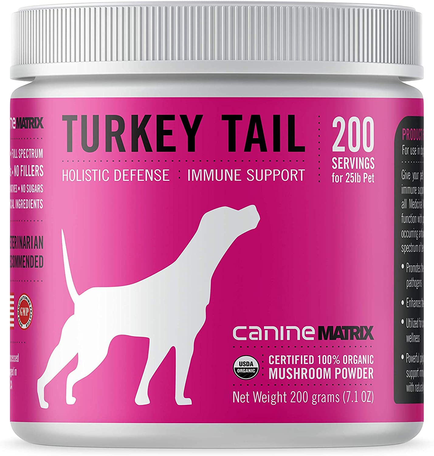 Mushroom Matrix Turkey Tail Holistic Defense & Immune Support Supplements