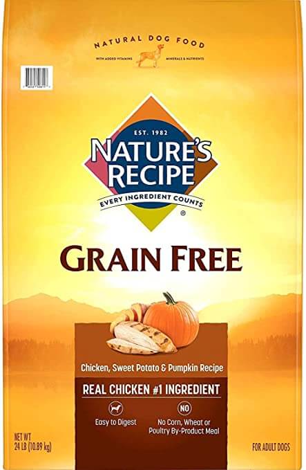 Nature's Recipe Grain-Free Dog Food, Sweet Potato & Pumpkin Recipe