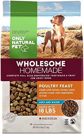 Only Natural Pet Wholesome Homemade Poultry Feast Dehydrated Dog Food