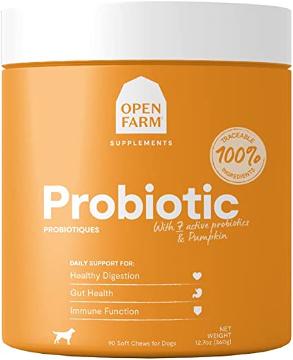 Open Farm Probiotic Chews Dog Supplement