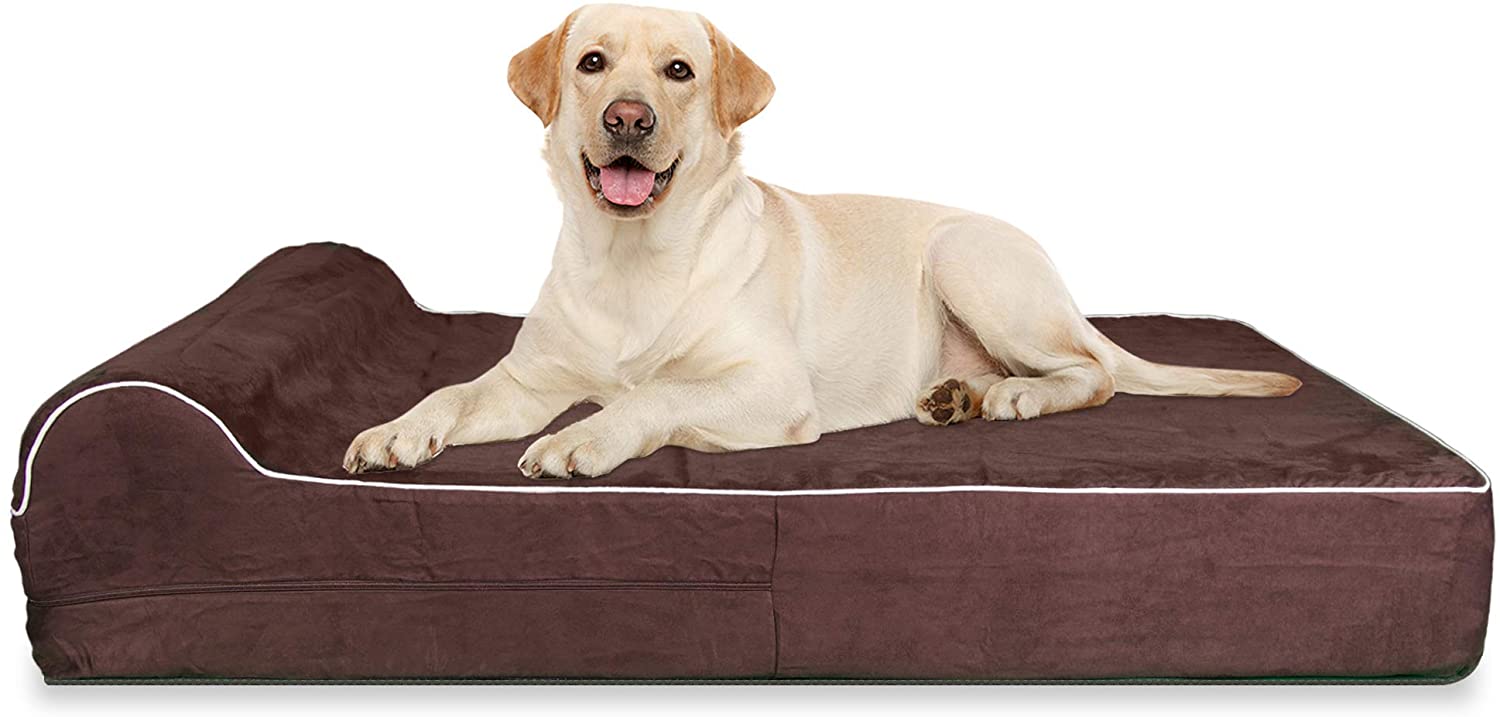 Orthopedic 7-inch Thick High Grade Memory Foam Dog Bed