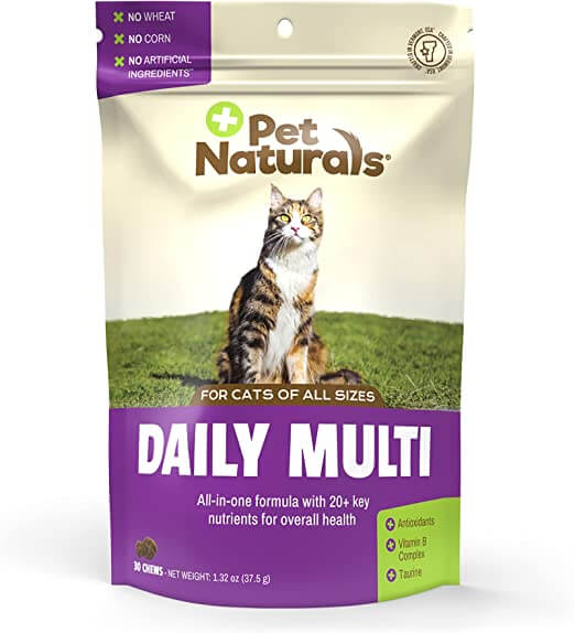 Pet Naturals Daily Multivitamin for Cats with Taurine, Biotin, and Arginine