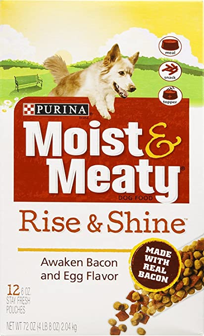 Purina Moist & Meaty Dog Food Rise & Shine