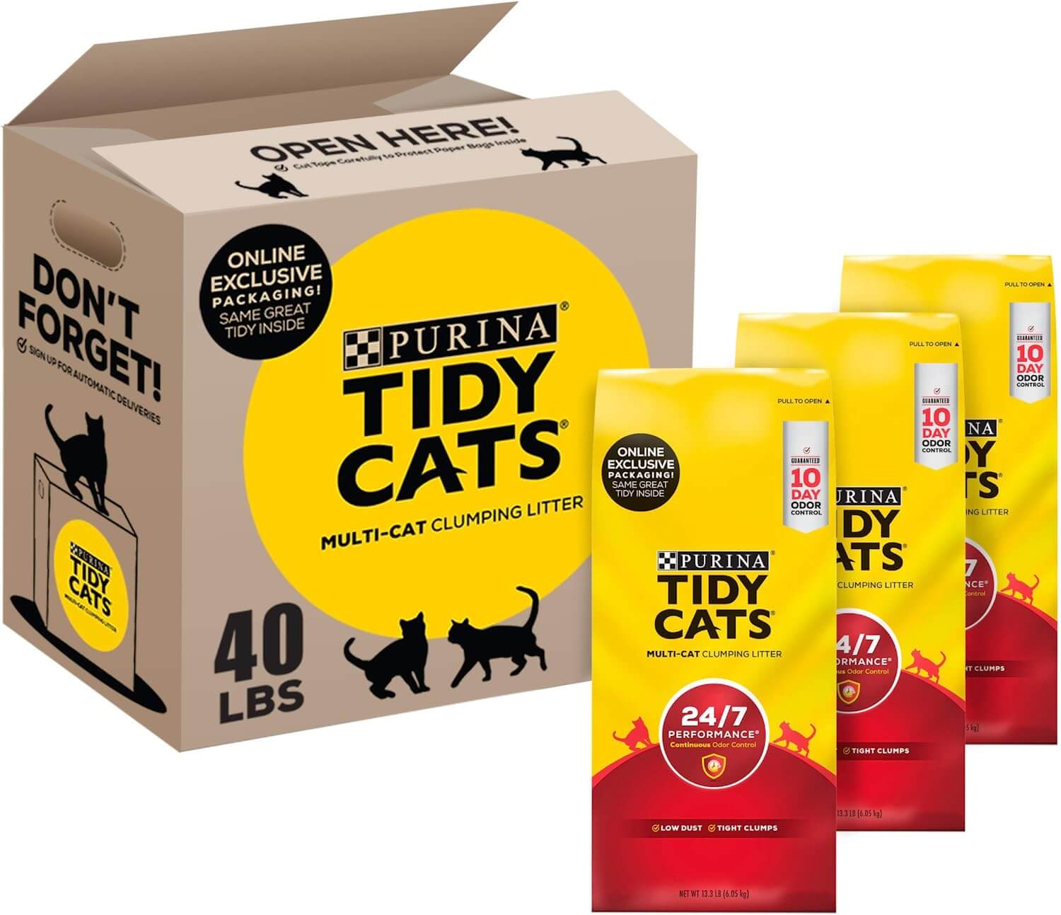 Purina Tidy Cats Clumping Cat Litter 24-7 Performance