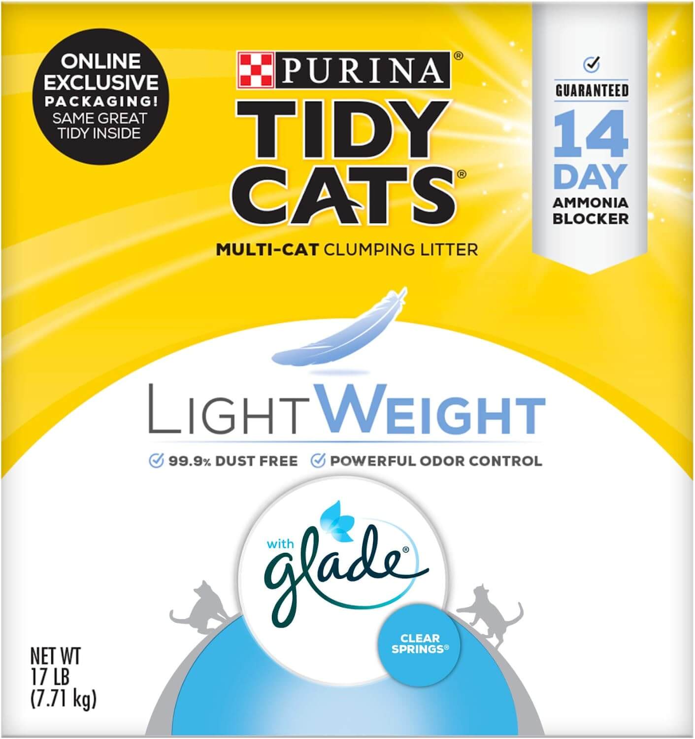 Purina Tidy Cats Low Dust Glade Clear Springs Multi-Cat Clumping Cat Litter