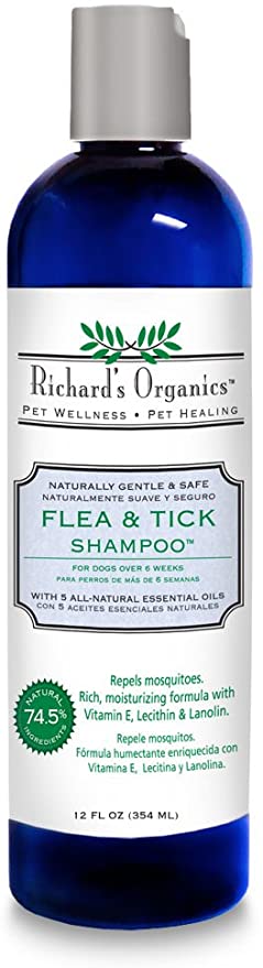 Richard’s Organics Flea and Tick Shampoo for Dogs
