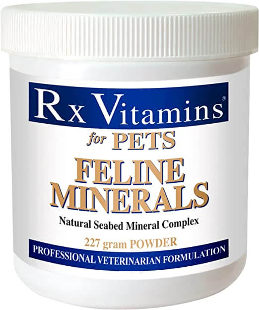 Rx Vitamins Mineral Powder with Calcium, Magnesium, Potassium, & Taurine for Cats