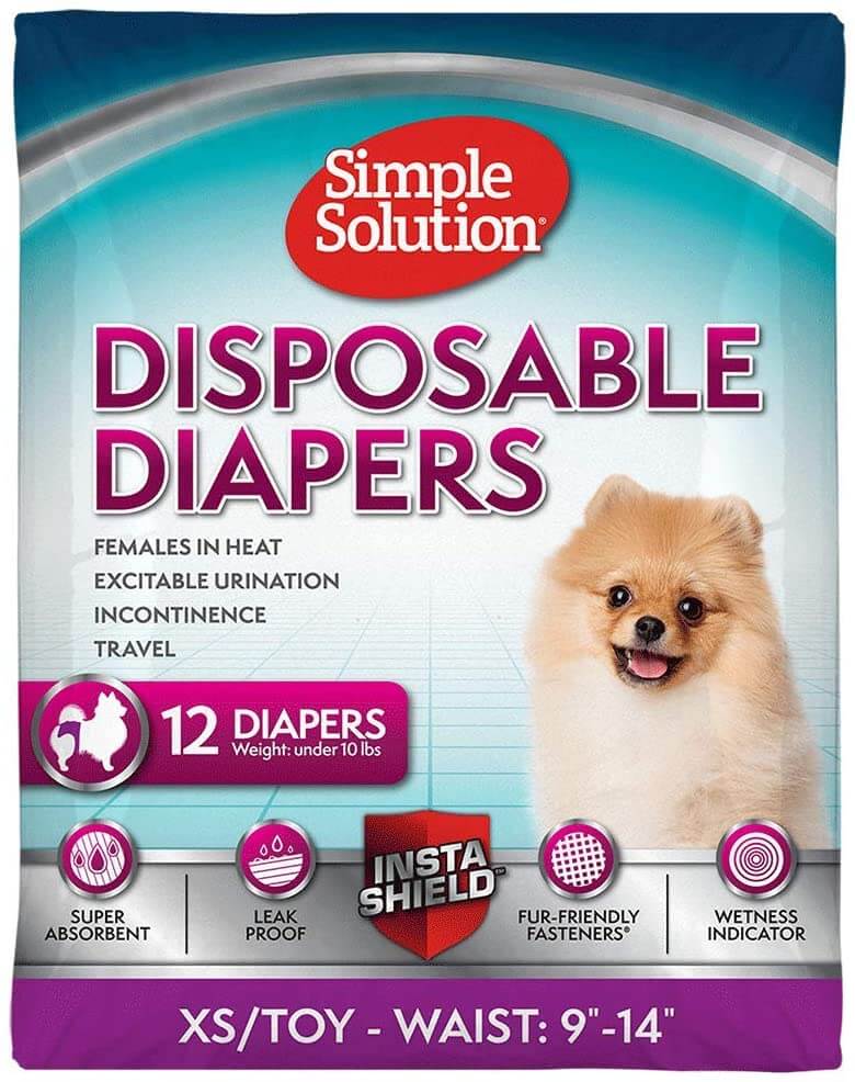 Simple Solution True Fit Disposable Dog Diapers