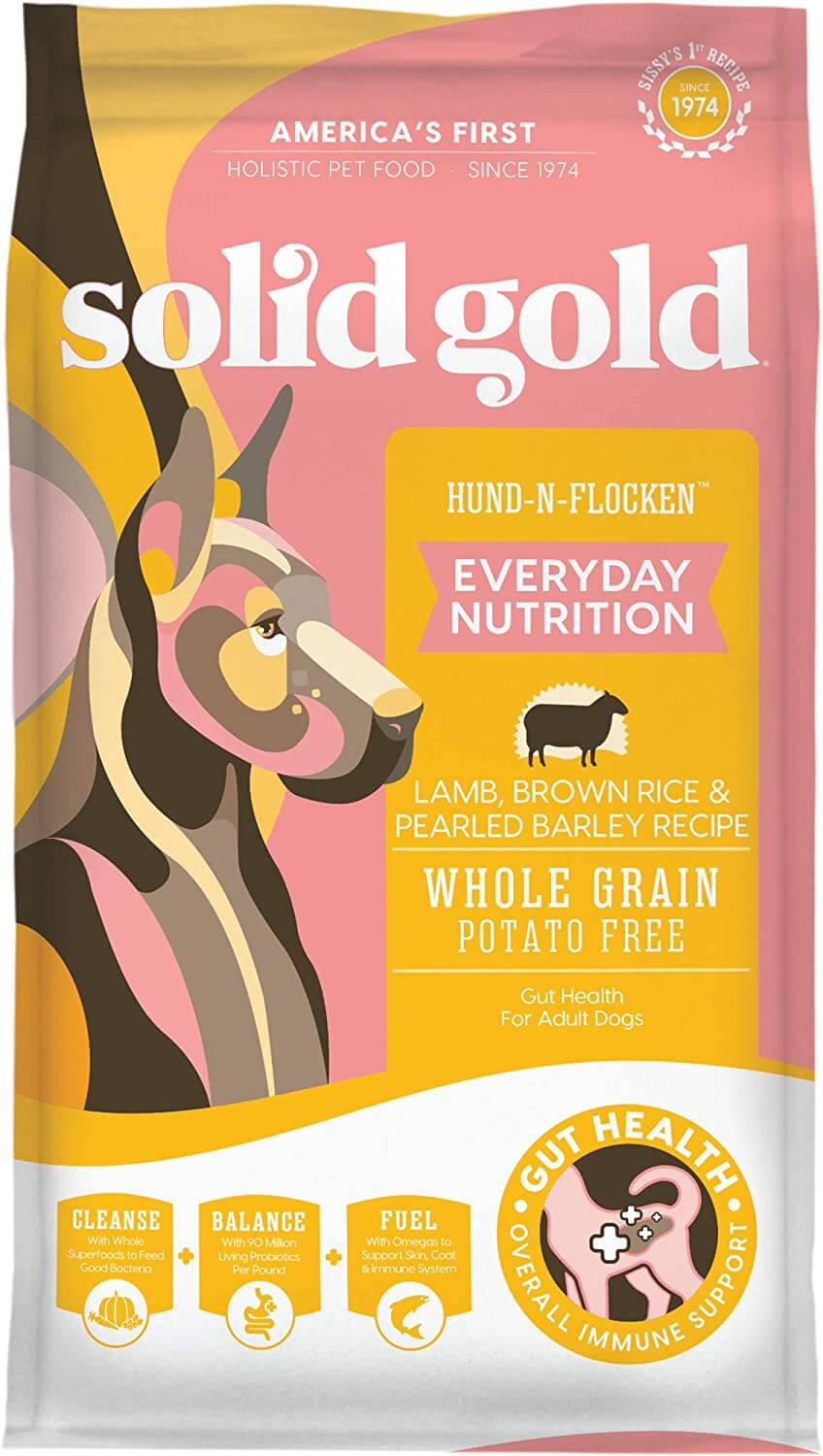 Solid Gold Hund-N-Flocken Everyday Nutrition Whole Grain Dry Dog Food