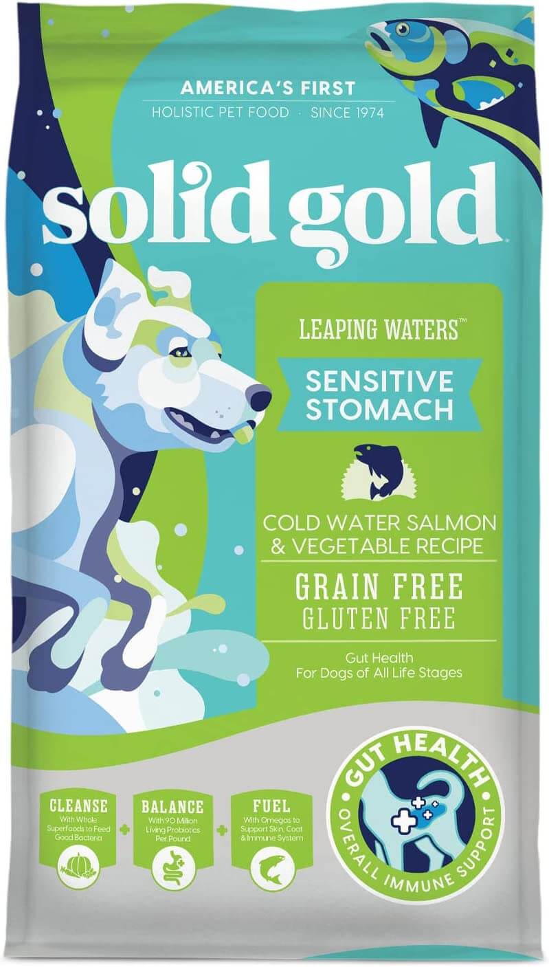 Solid Gold Leaping Waters Sensitive Stomach Grain Free & Gluten Free Dry Dog Food