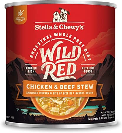 Stella & Chewy’s Wild Red Stew, Grain-Free Wet Dog Food