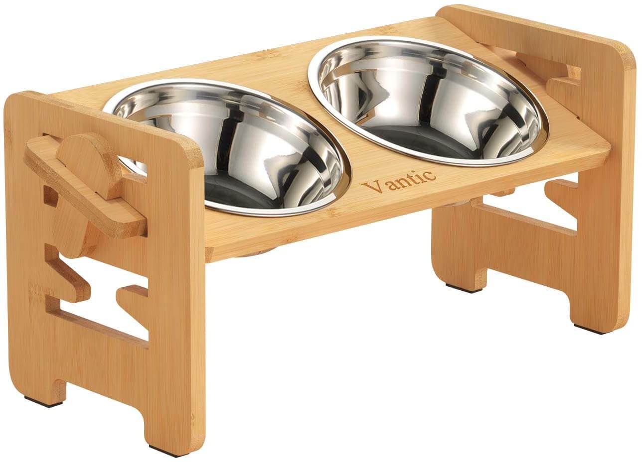 Vantic Adjustable Raised Dog Bowls